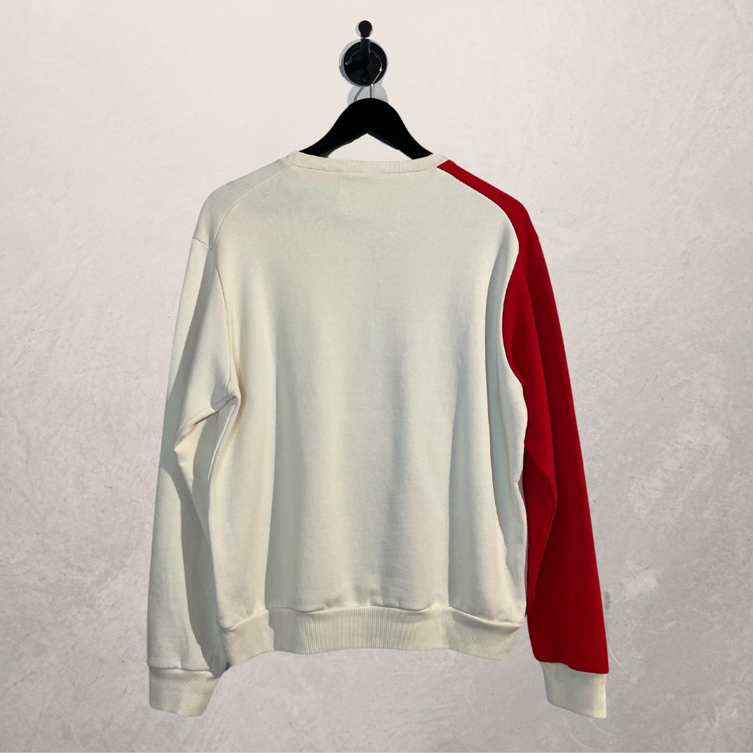 Marni red/ cream logo jumper M