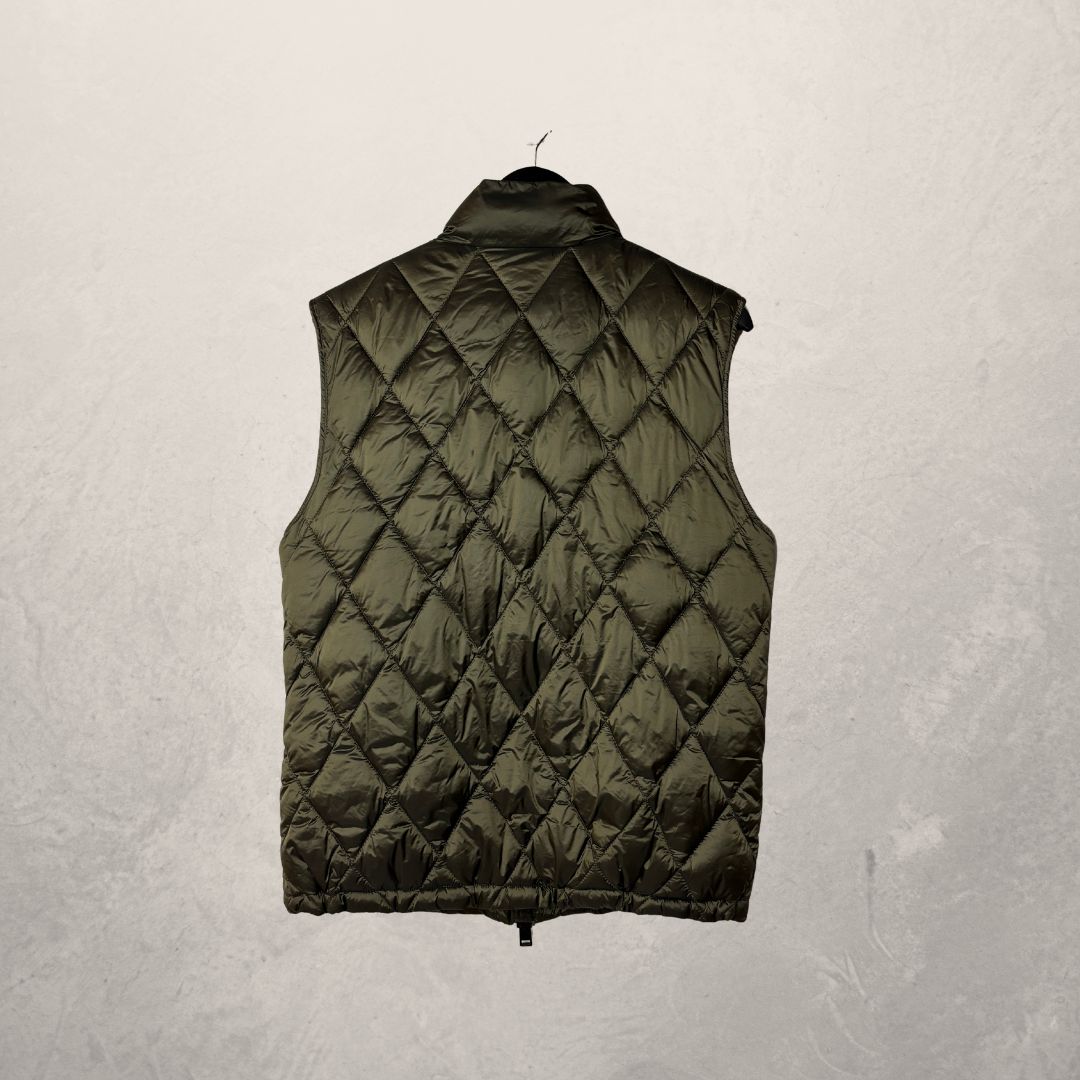 Massimo Dutti groen puffervest M