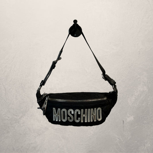 Moschino Couture zwarte zilveren heuptas - door Romae Studios
