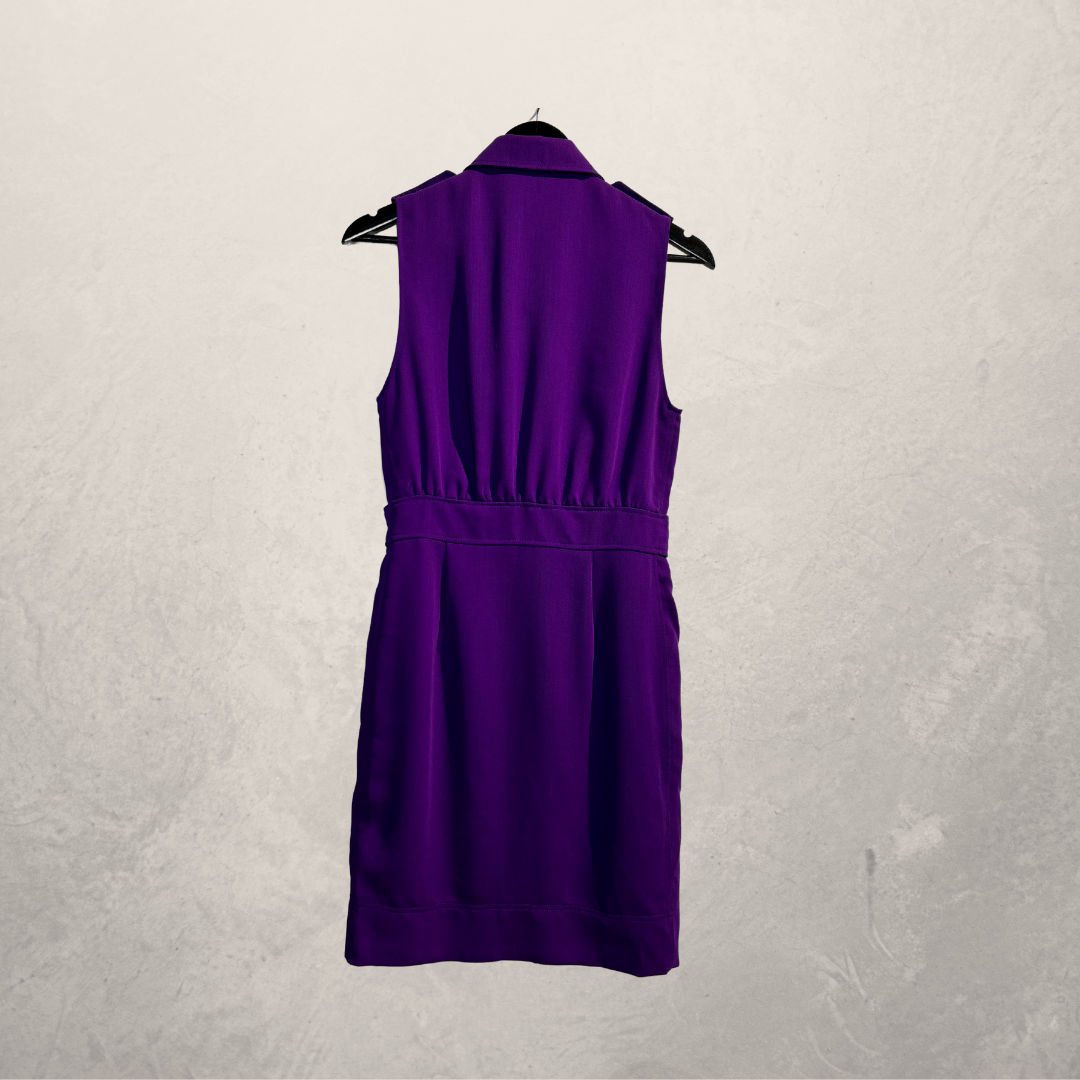 Moschino purple sleeveless dress S