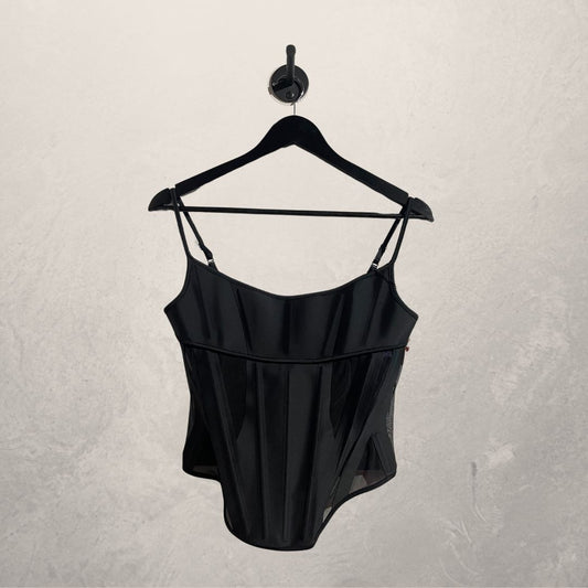 Mugler x H&amp;M zwart korset L