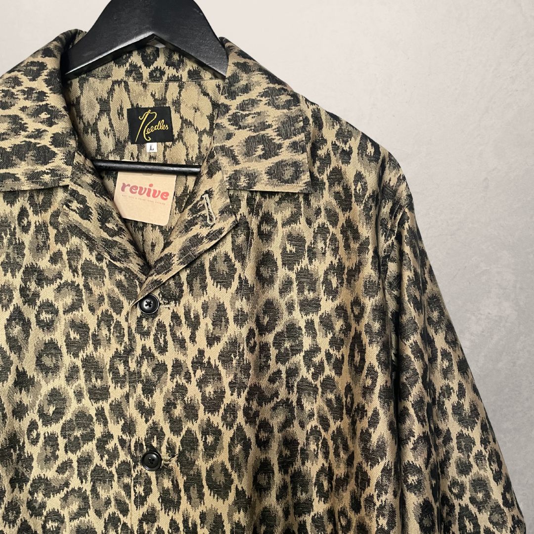 Naalden bruin luipaard shacket L