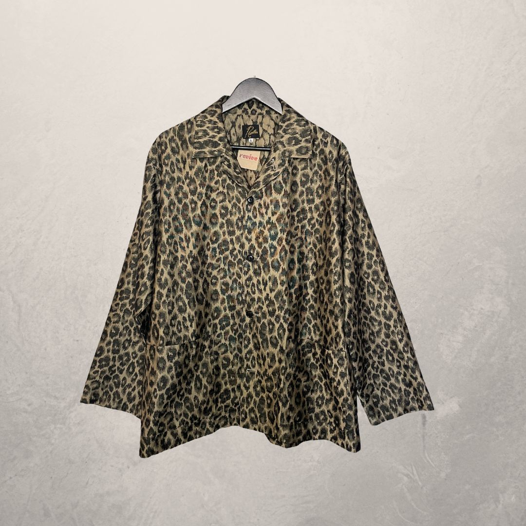 Naalden bruin luipaard shacket L