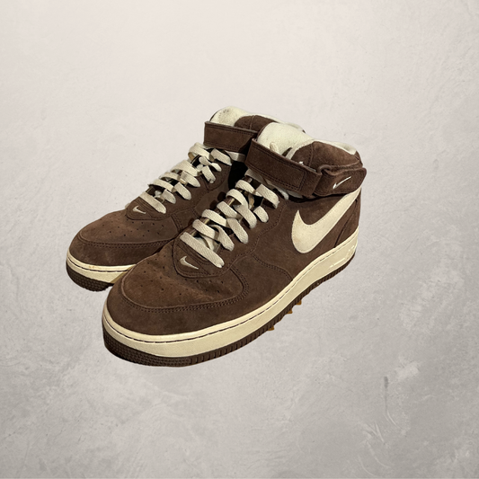 Nike Airforce 1 mid chocolate sneakers 44.5