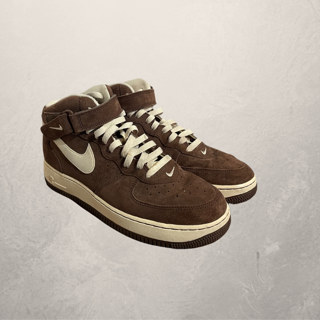 Nike Airforce 1 mid chocolate sneakers 44.5