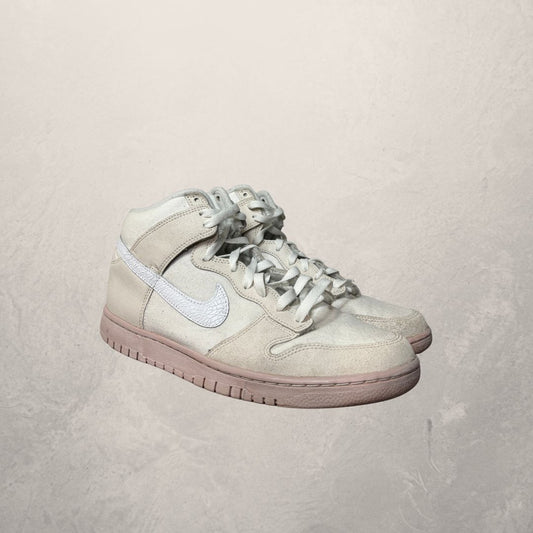 Nike Dunk High beige & white sneakers 45