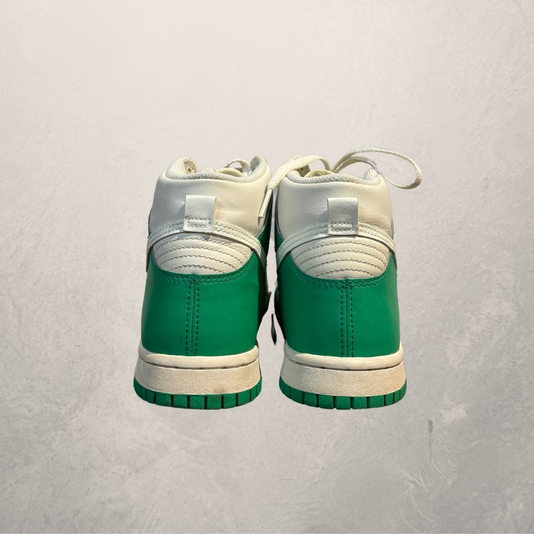 Nike dunk green high top sneakers 38