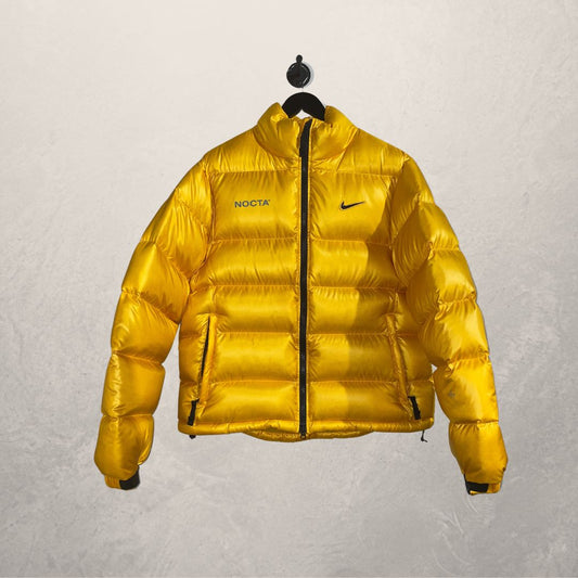 Nike x Nocta Drake yellow puffer jacket L