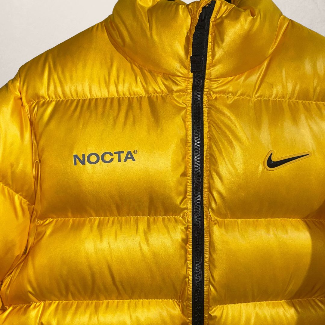 Nike x Nocta Drake yellow puffer jacket L