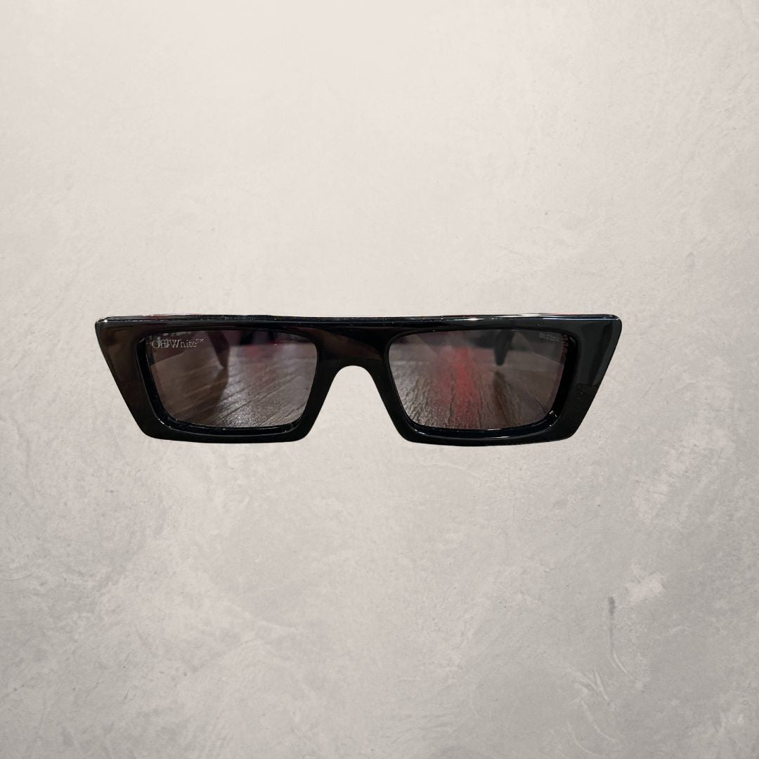 Off White black squared sunglasses (with case/bag)