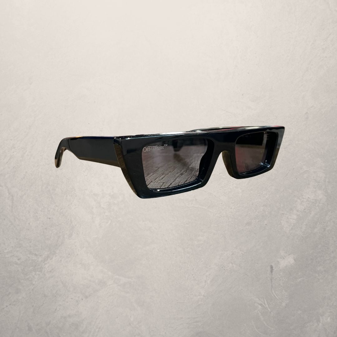 Off White black squared sunglasses (with case/bag)