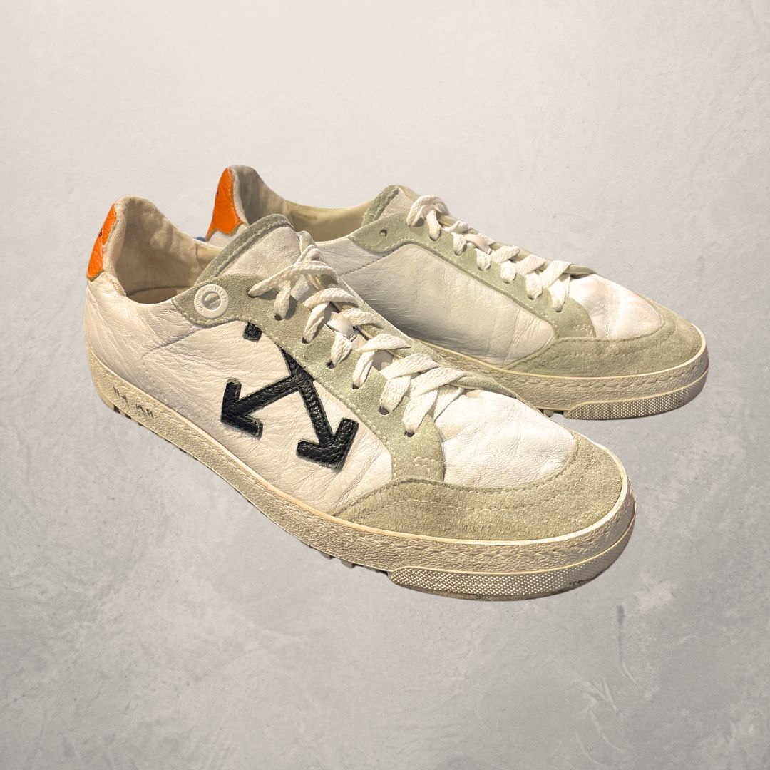 Off white leren suède vibram sneaker 41