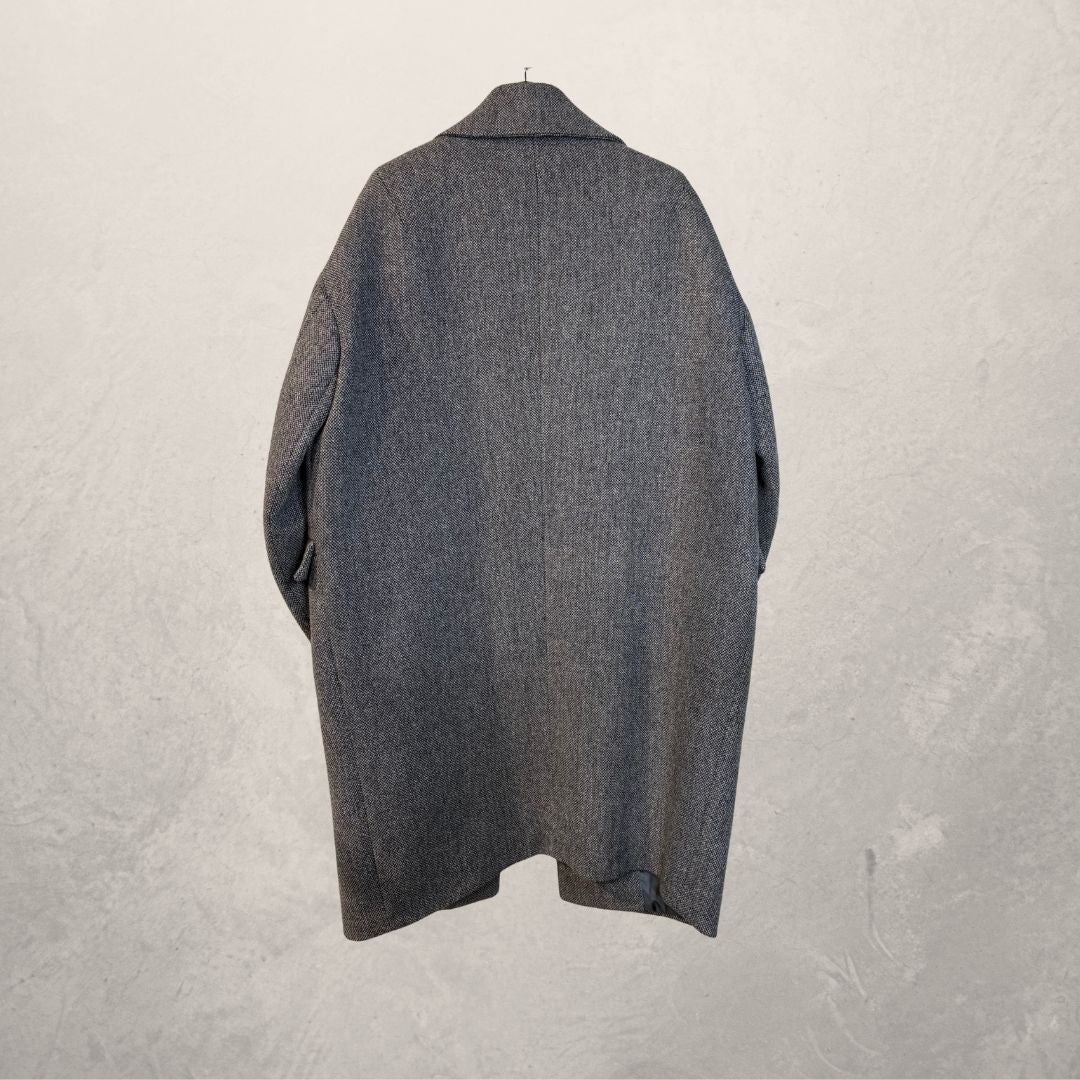 & Other Stories grey wool blend coat 38