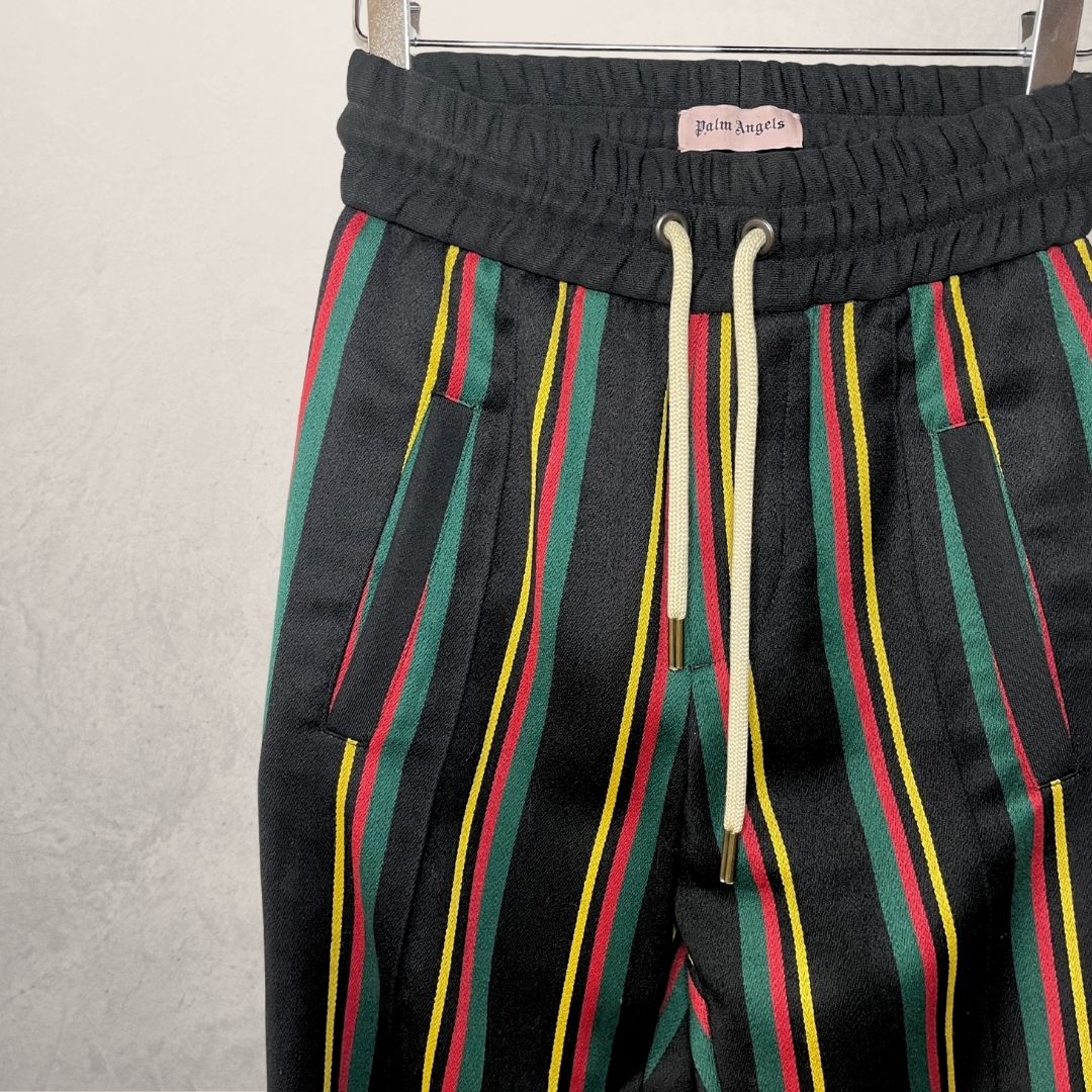 Palm Angels veelkleurige gestreepte broek S