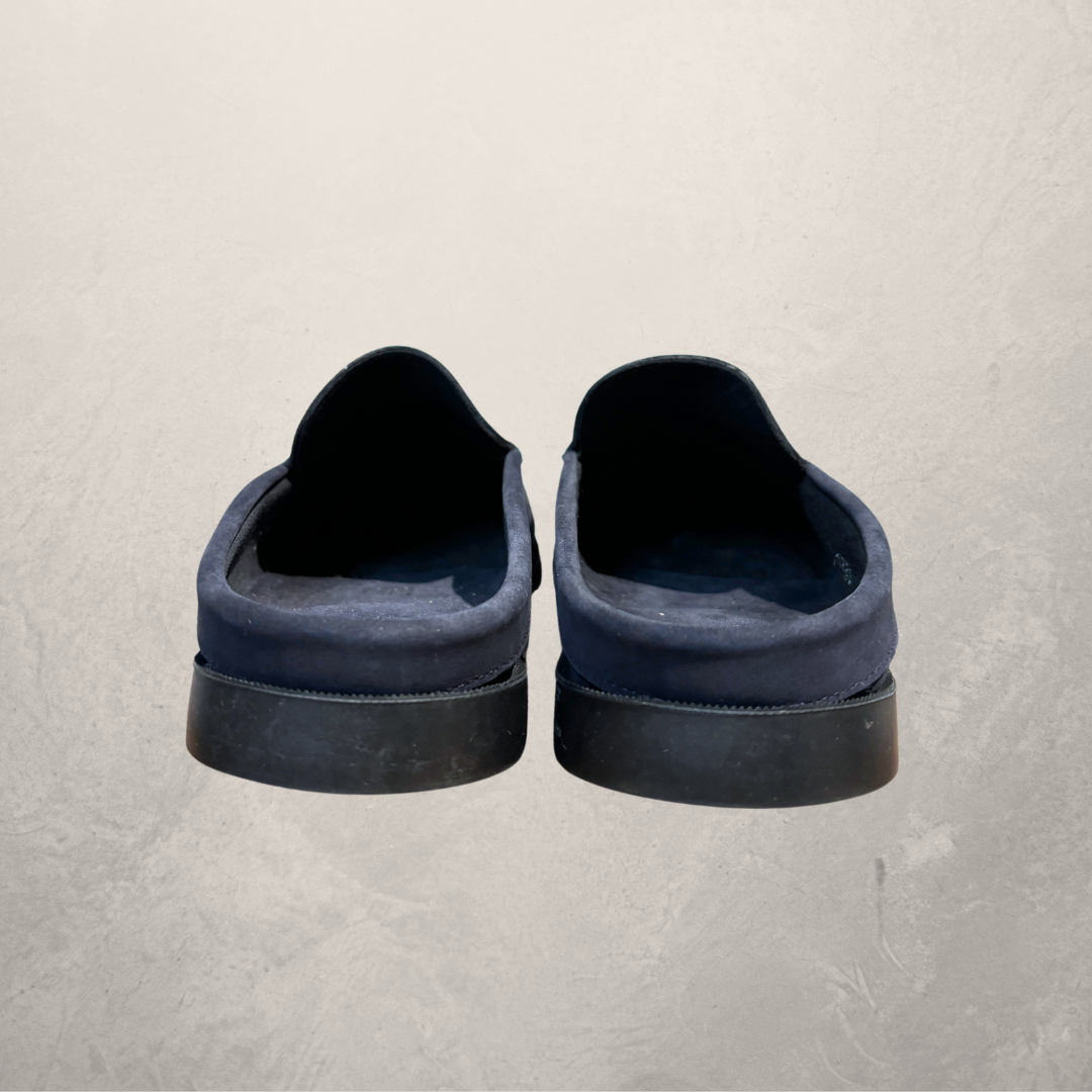 Paraboot X Reception marine blue suede moccasin 40