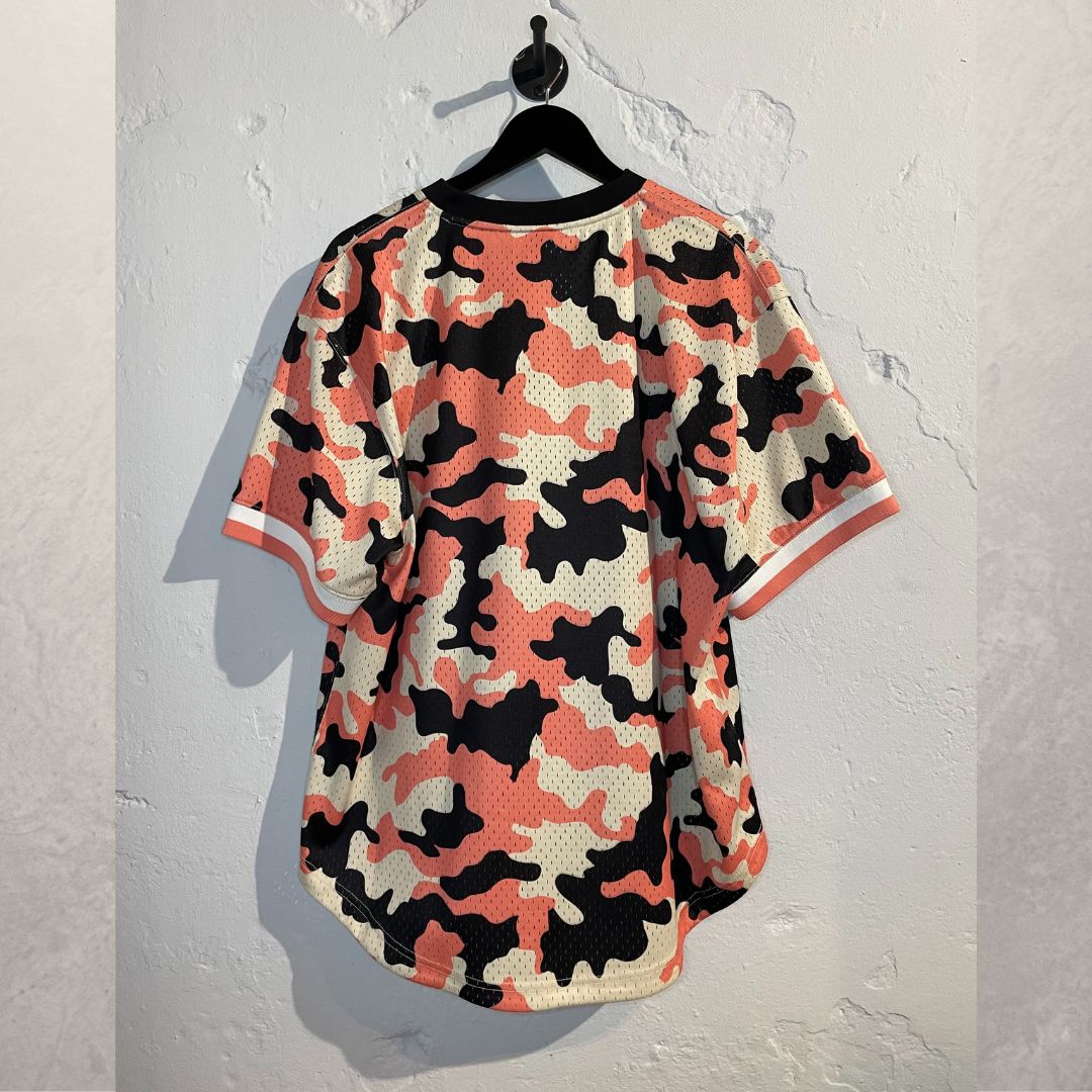 Patta oranje camouflage mesh top XL