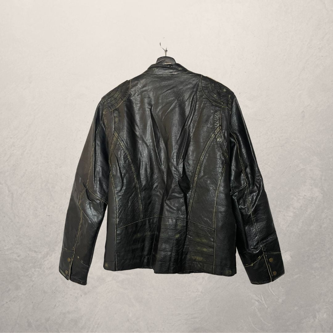 Pepe Jeans bruin leren jack M