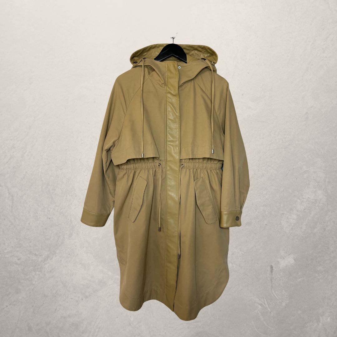 Pinko beige rain coat S
