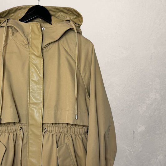 Pinko beige rain coat S