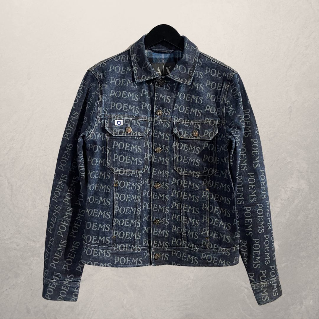 "Poems" Armani Exchange middenblauw spijkerjack M - van @TheRealClubIndigo