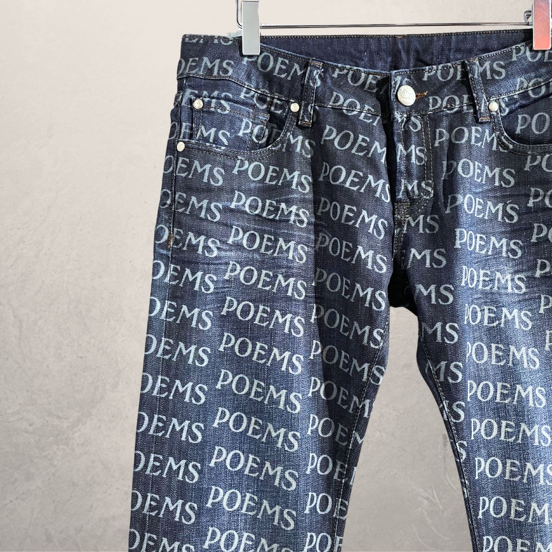 "Poems" vintage middenblauwe denim broek 38 - van @TheRealClubIndigo