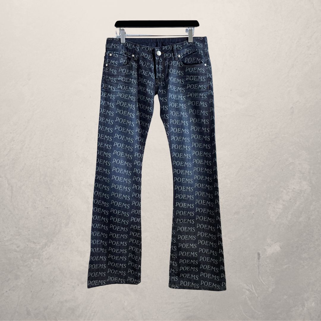 "Poems" vintage middenblauwe denim broek 38 - van @TheRealClubIndigo