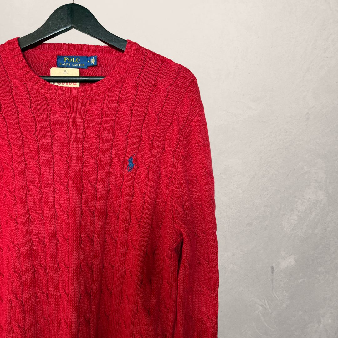 Polo Ralph Lauren red jumper M