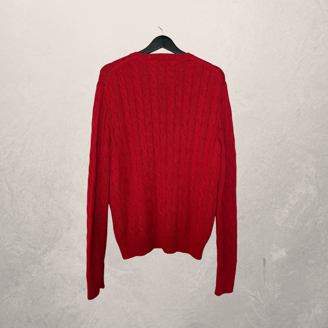 Polo Ralph Lauren red jumper M