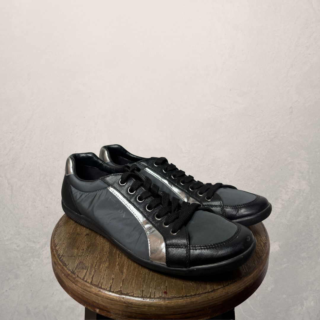 Prada black Nylon sneakers 44