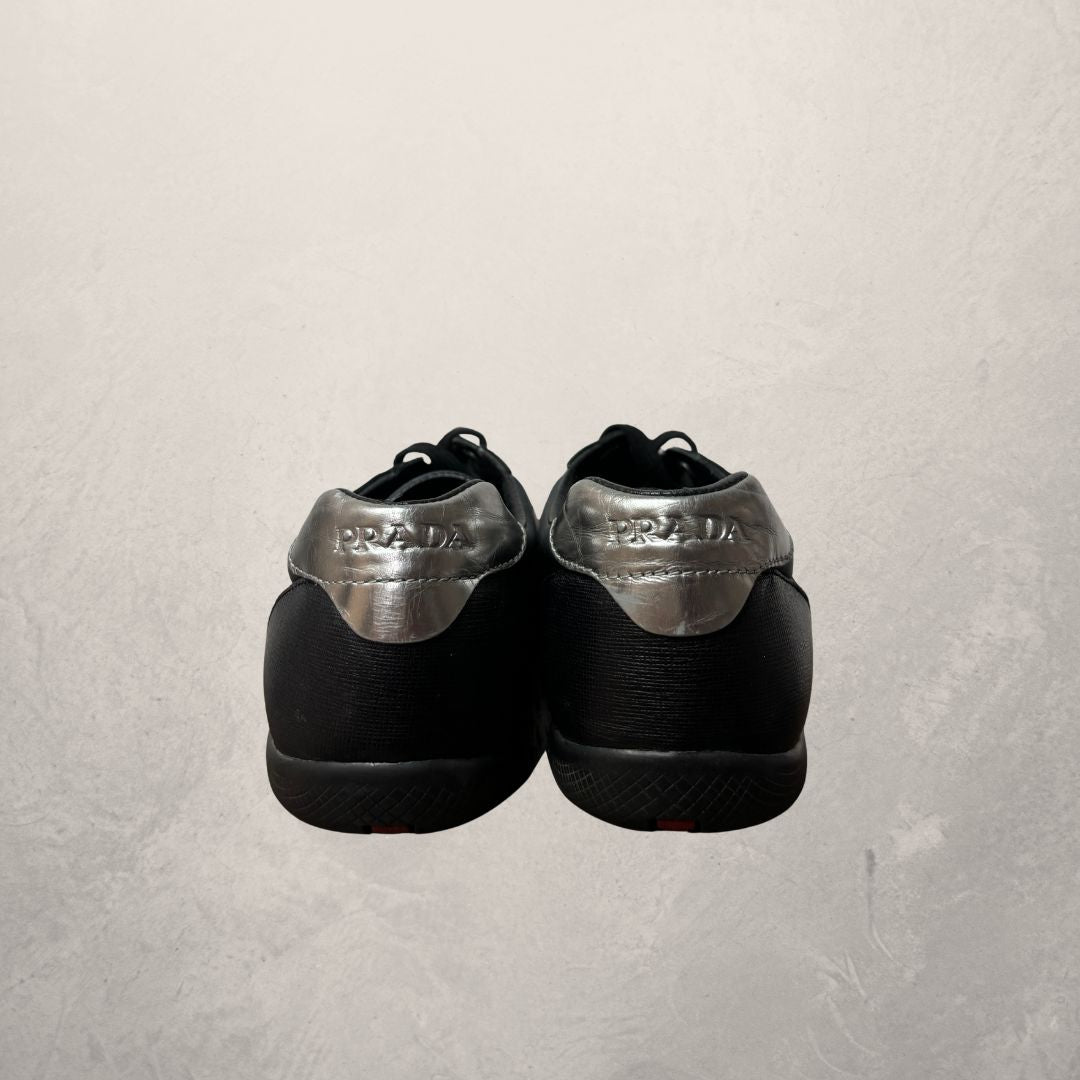 Prada black Nylon sneakers 44