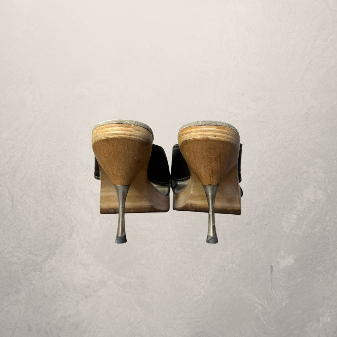 Prada dark brown heels 37,5