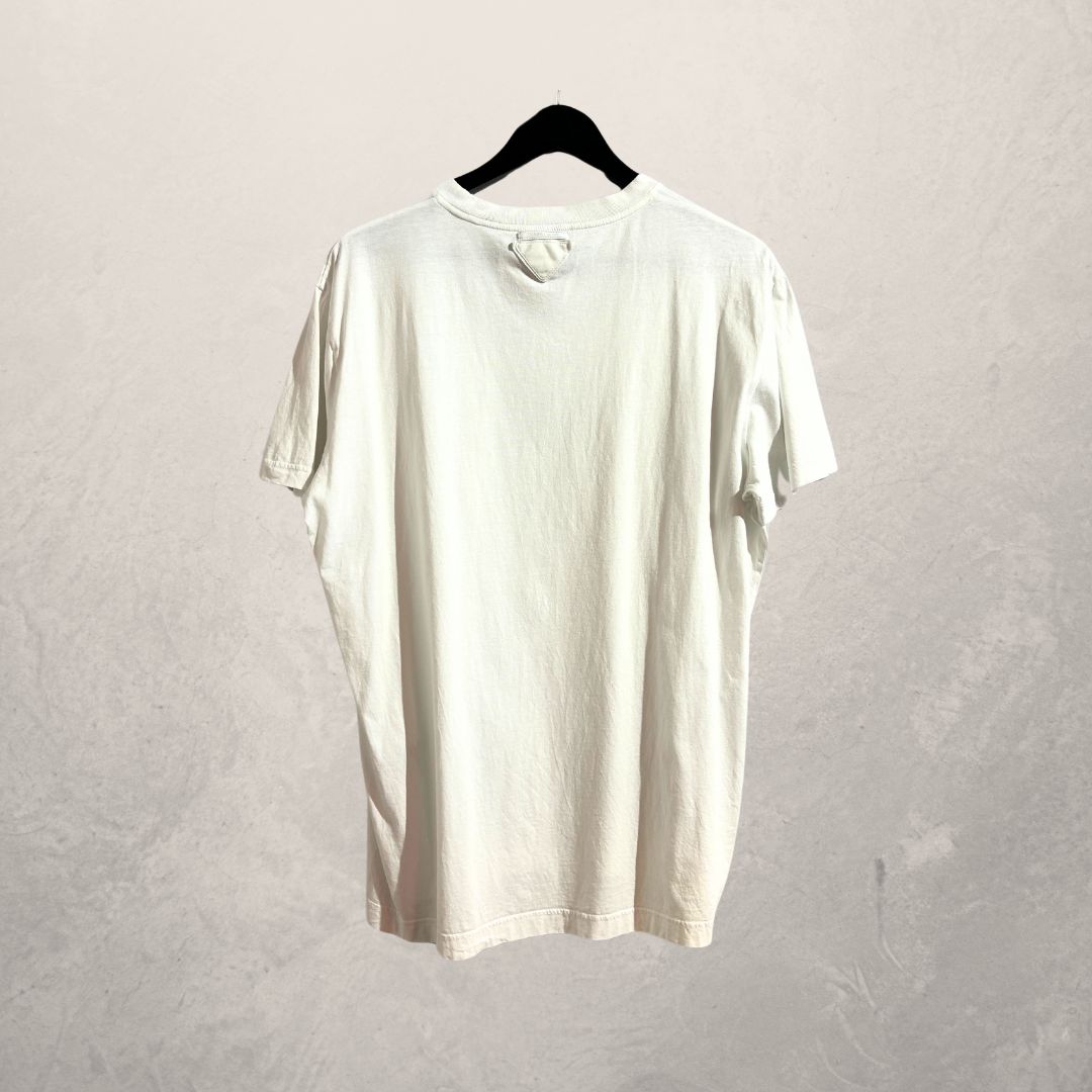 Prada white basic t-shirt L