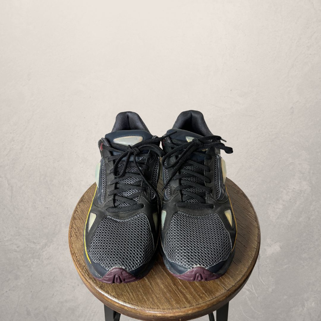 Raf Simons x Adidas navy yellow ozweego 1 runner sneaker 44