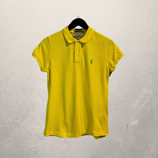 Ralph Lauren Gele polo met groen logo M
