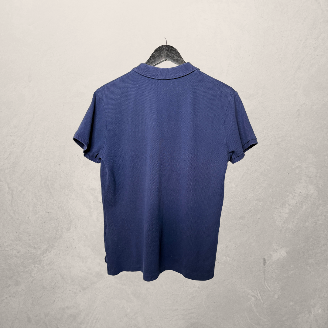 Ralph Lauren blauw poloshirt met beermotief M