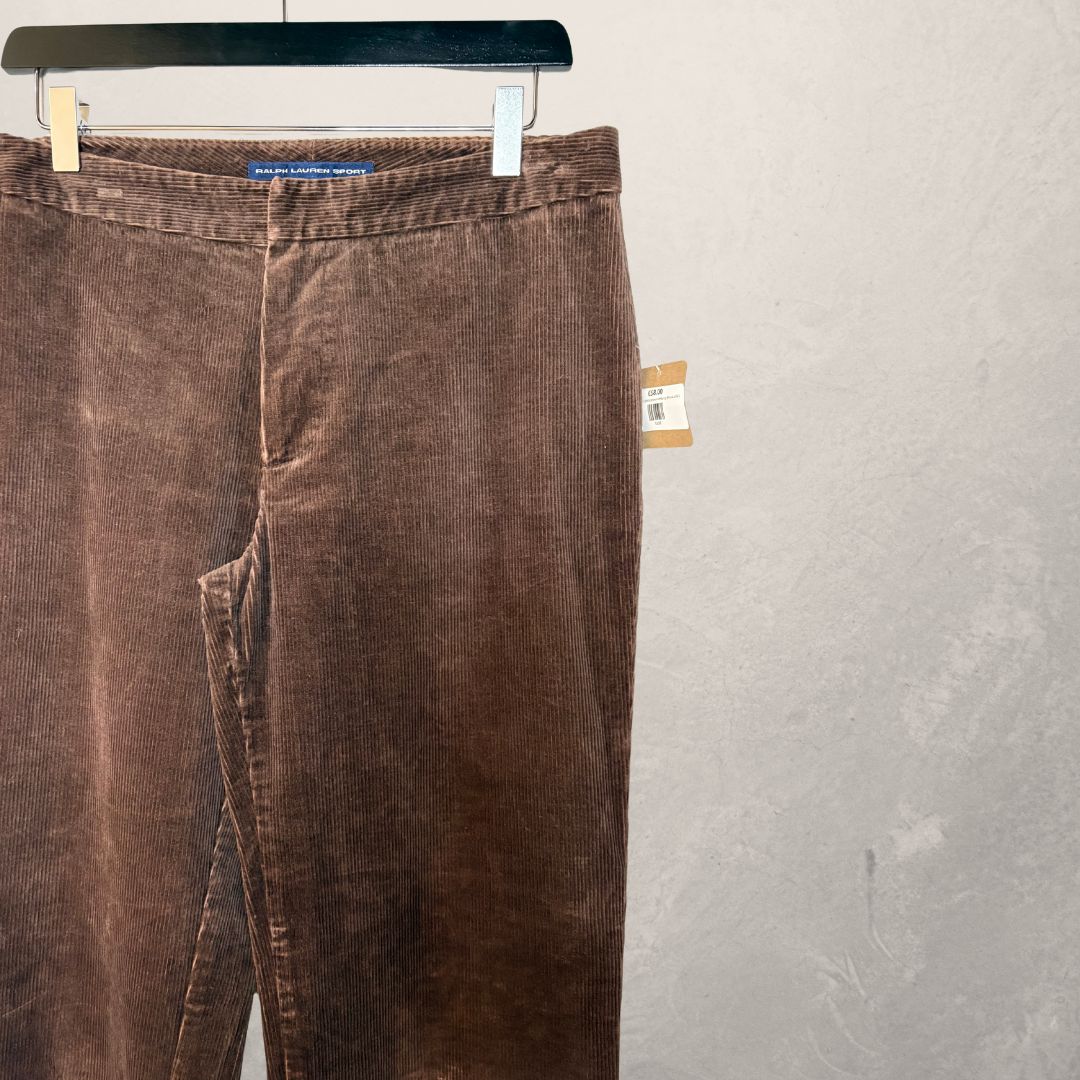 Ralph Lauren sports brown corduroy trousers M/L
