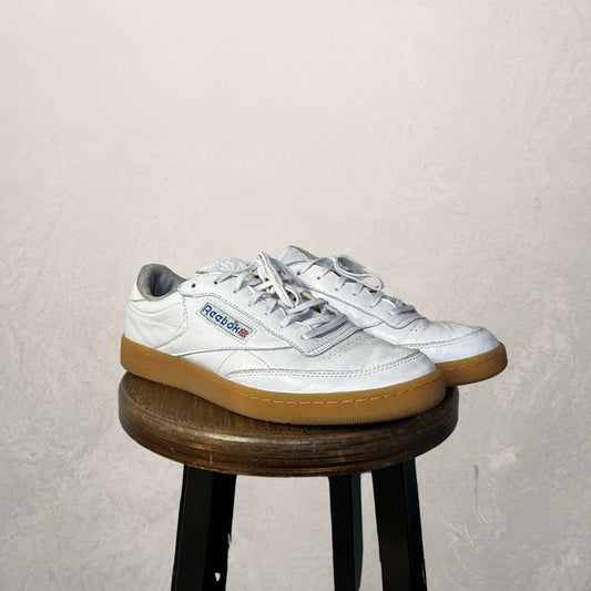 Reebok white club c 85 vintage leather shoes 45