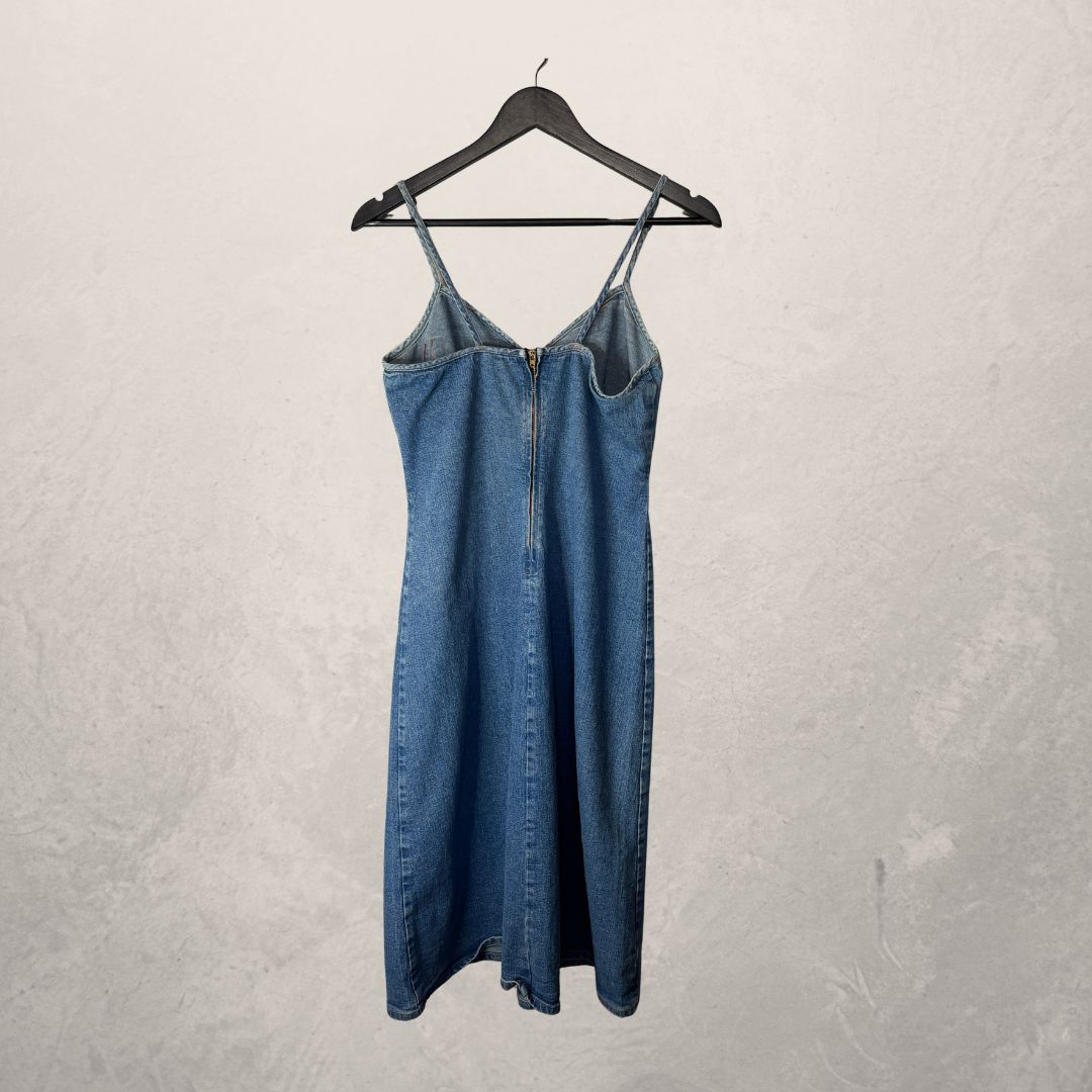 Replay blue denim dress M