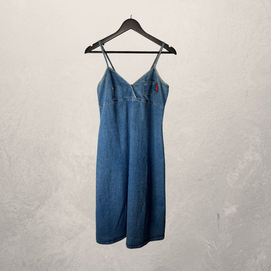 Replay blue denim dress M