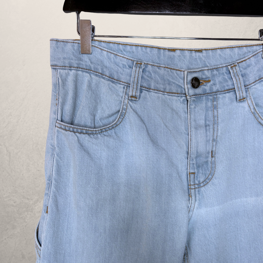 Replica Stussy Light Blue Denim Jorts M