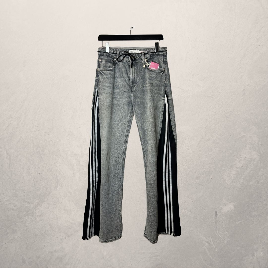 Vermaakte zwarte Adidas-jeans maat S - door WNDYdesign