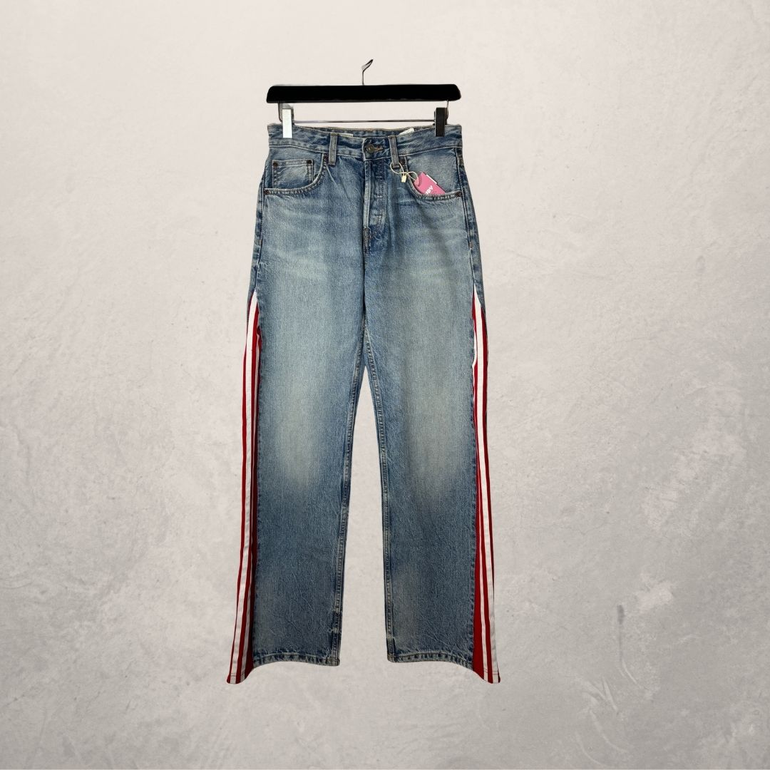 Aangepaste Adidas jeans rood XS/S- door WNDYdesign