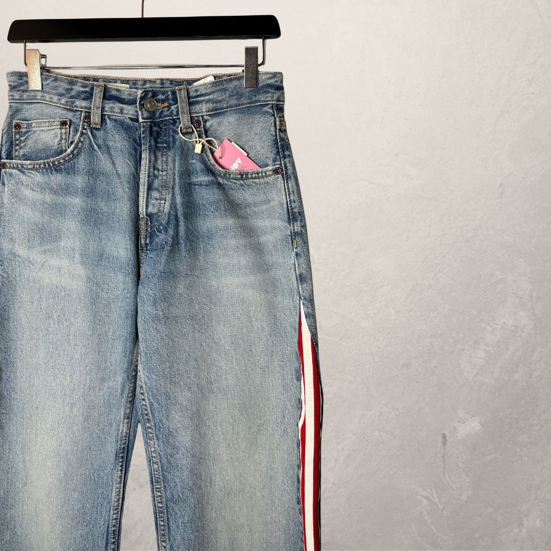 Aangepaste Adidas jeans rood XS/S- door WNDYdesign