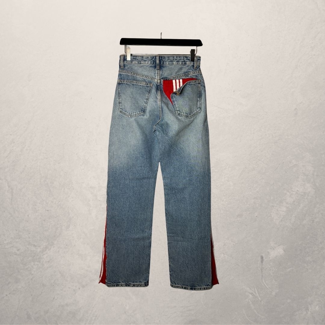 Aangepaste Adidas jeans rood XS/S- door WNDYdesign