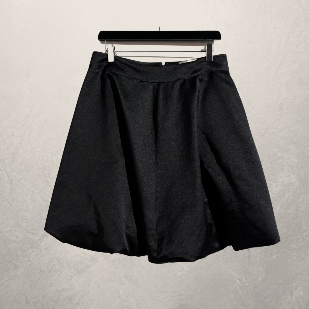 Roberta Furlanette black puff skirt 40