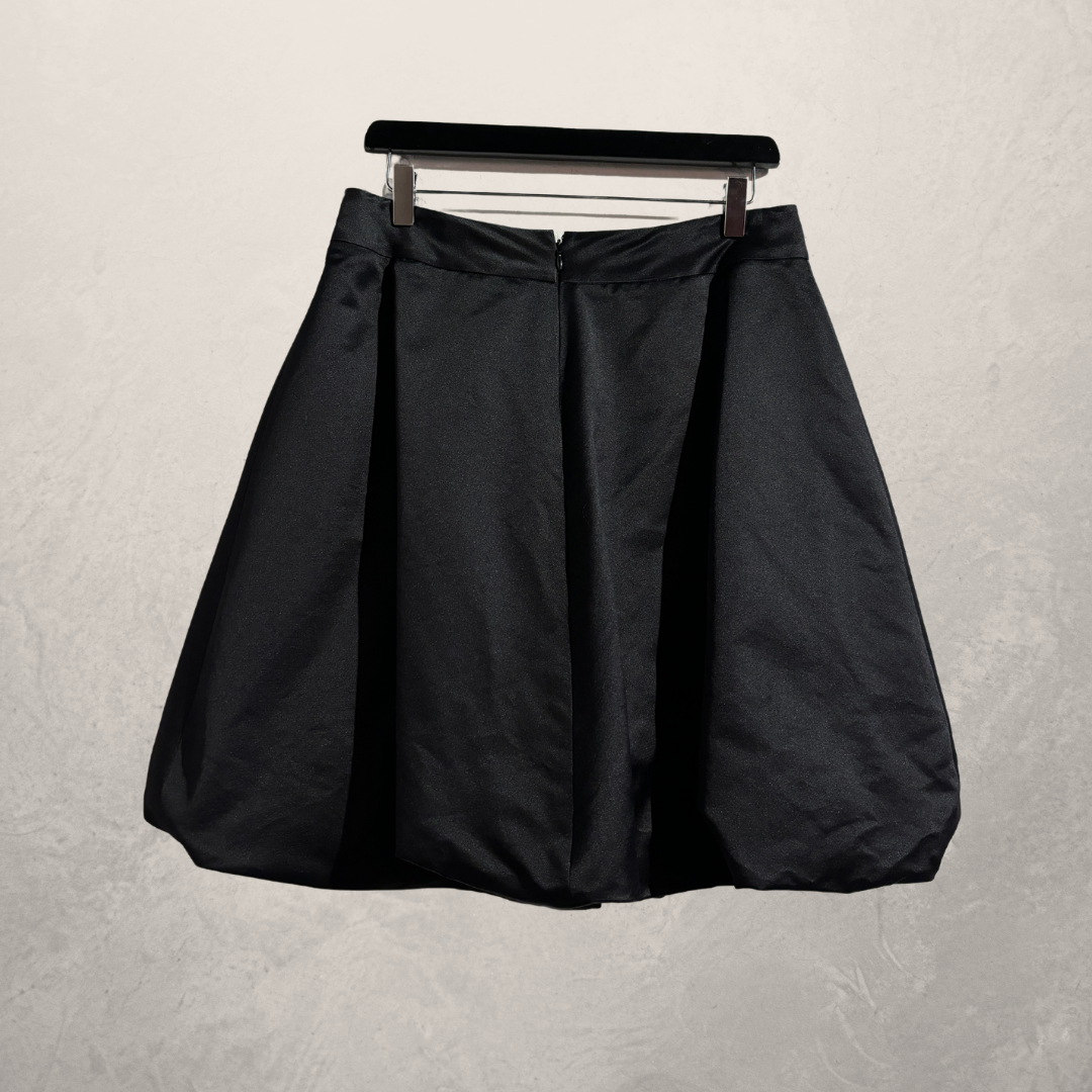 Roberta Furlanette black puff skirt 40