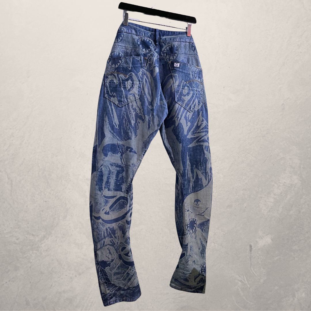 "Rozen Crew" G Star middenblauwe denimbroek 38/40 - van @TheRealClubIndigo