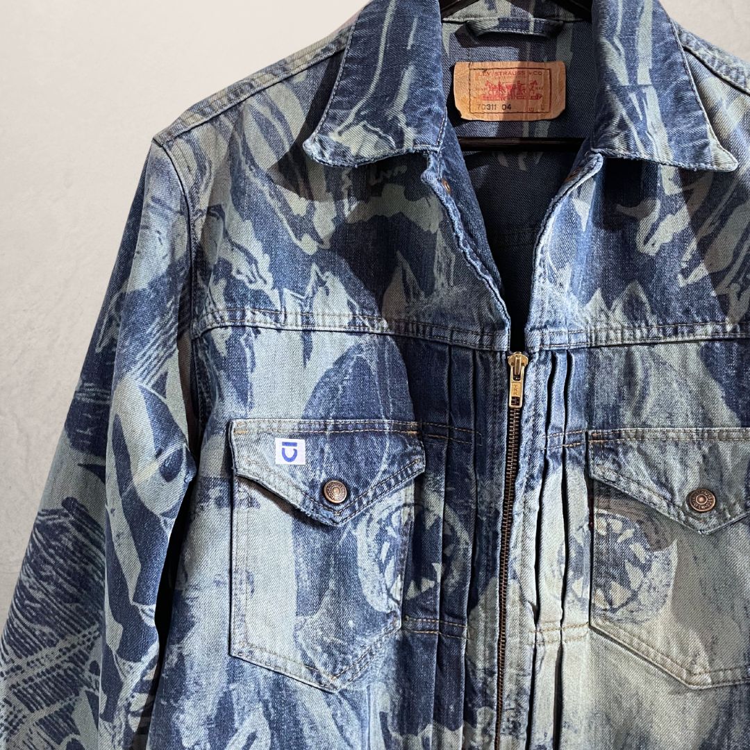 "Rozen Crew" Levis middenblauw spijkerjack L -van @TheRealClubIndigo