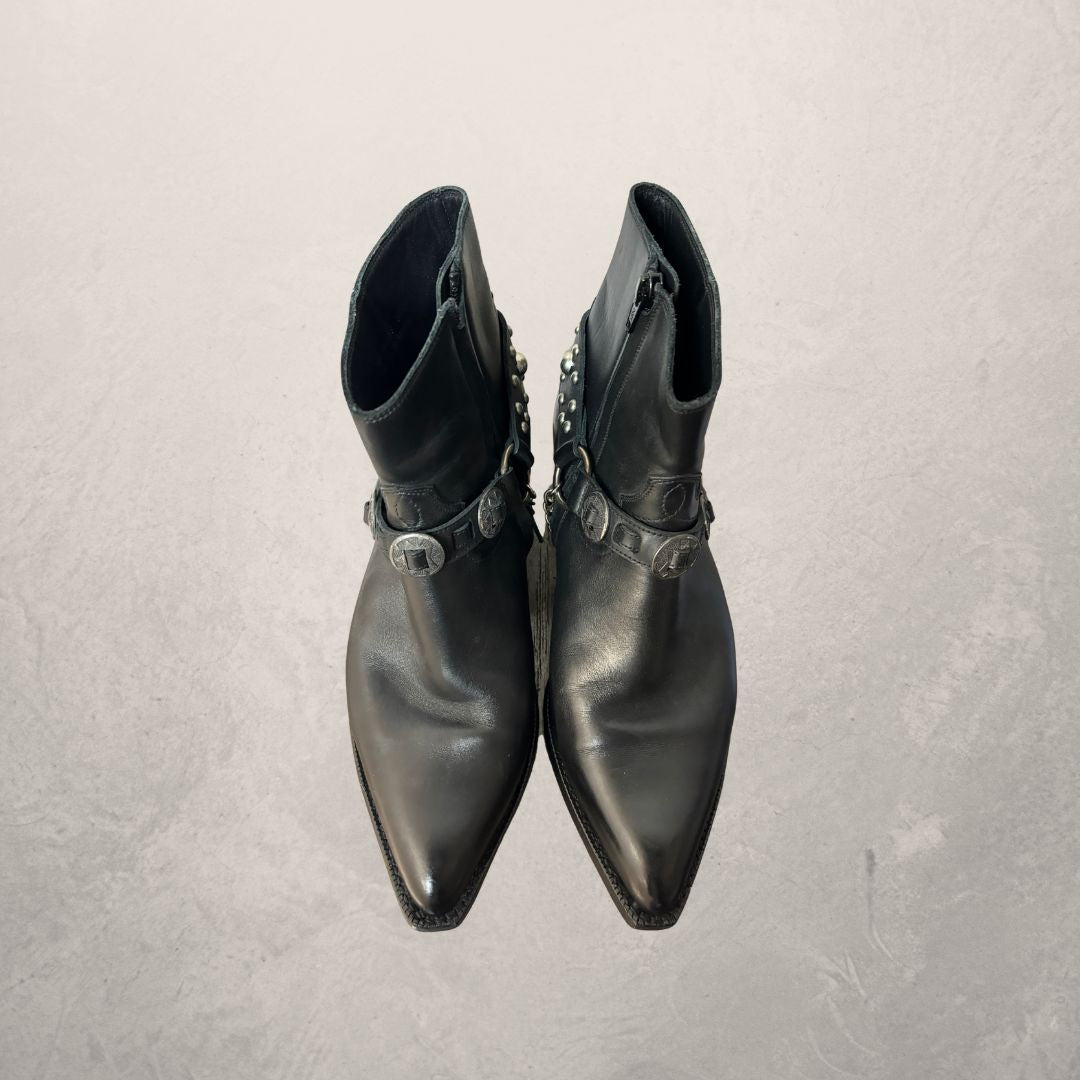 Saint Laurent black ankle boots 39,5