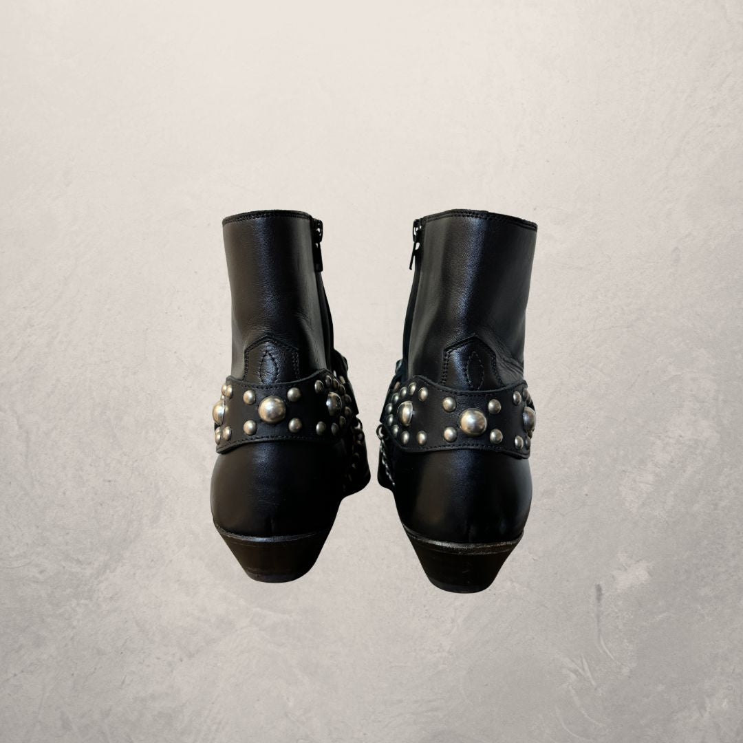 Saint Laurent black ankle boots 39,5